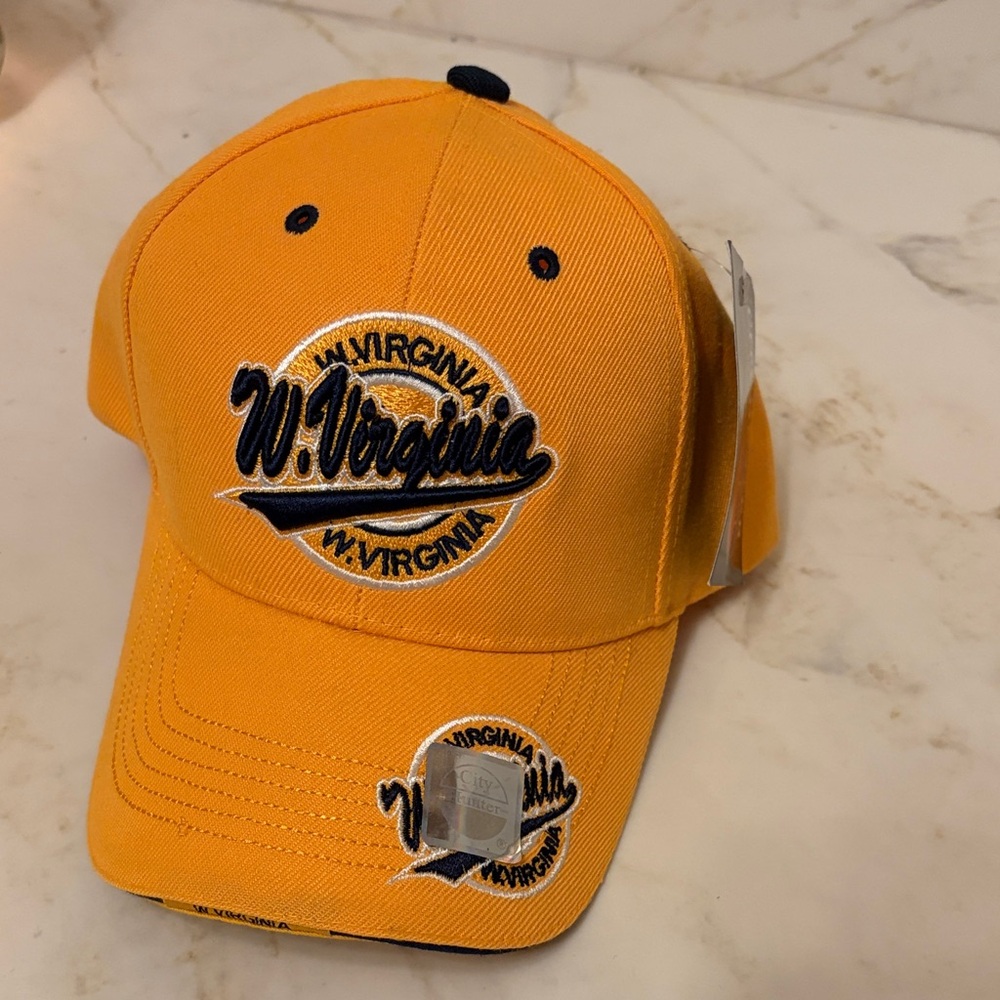 West Virginia Yellow Baseball Cap